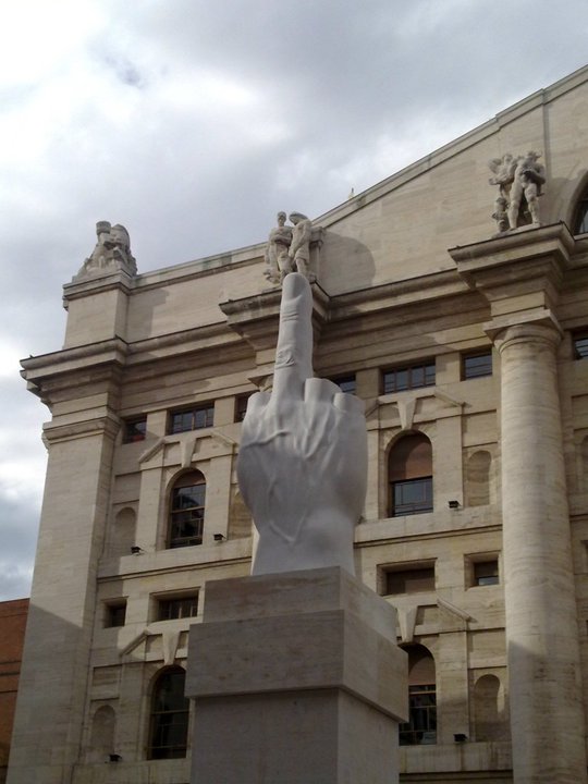 Cattelan e piazza affari. capisco.