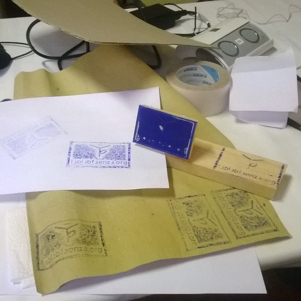 #mczfablab #fablabfaenza #temporary Timbri work in progress... (#nofilter)